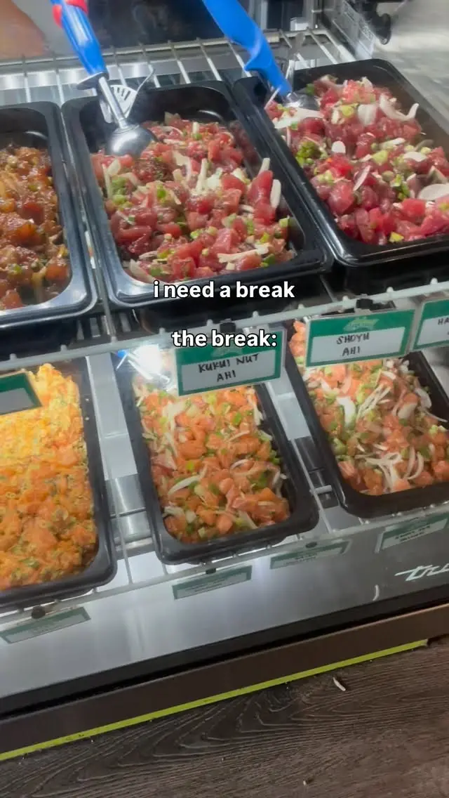 😮‍💨 Time to treat yourself! Fresh poke made daily 🤙🏽 with ahi straight from Hawaii. Never frozen or treated with carbon monoxide — it’s the freshest ahi you’ll get in the Bay!