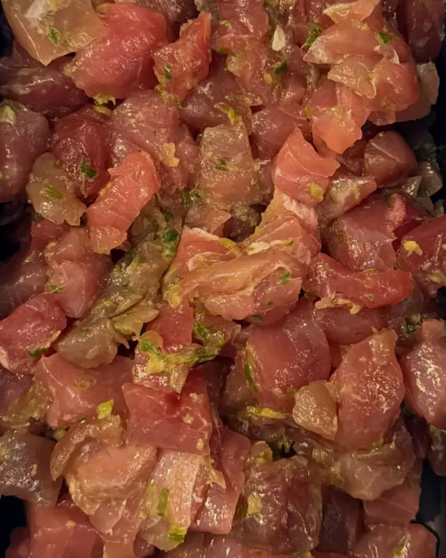 POKE OF THE MONTH
🌟 Ginger Scallion Ahi 🌟
Our fresh ahi from Hawaii gently tossed in an aromatic blend of fresh ginger and green onion.

Get it in your poke bowl or by the pound NOW through end of June 😛

#alohafreshpoke #freshahi #sanjosejapantown